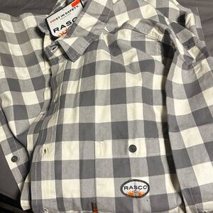 RASCO Gray Plaid Men's Casual Shirt